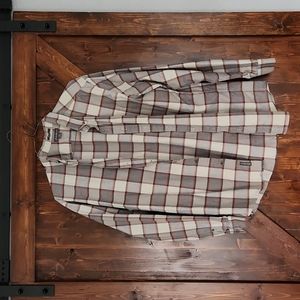 Eddie Bauer flanel button down shirt
